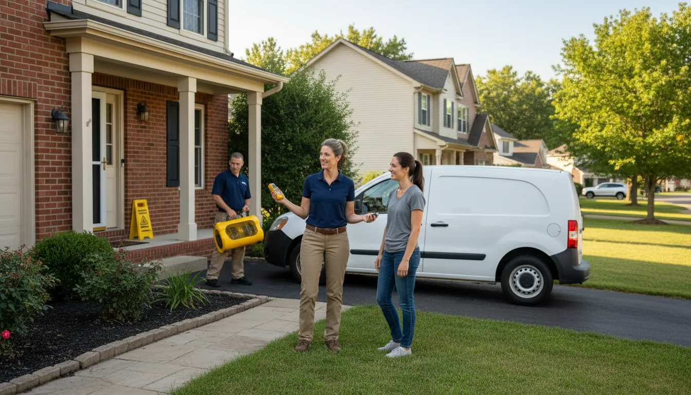 Water restoration image for Dehumidification And Cleanup Services in Cedar Hill, TX
